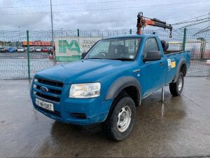 UNRESERVED 2007 Ford Ranger NT XL c/w Palfinger PC1300 Ext Crane