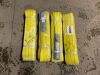 4 x Yellow 3T/3M Lifting Slings