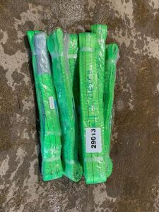 6 x Green 2T/2M Lifting Slings