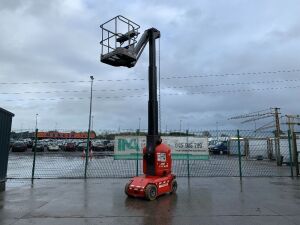 UNRESERVED 2008 Manitou 105VJR2 Electric 10.3M Vertical Mast Lift