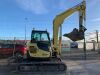2011 Yanmar VIO80-U Zero Tail 8T Excavator c/w 2 x Buckets - 5