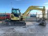 2011 Yanmar VIO80-U Zero Tail 8T Excavator c/w 2 x Buckets - 6