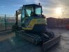 2011 Yanmar VIO80-U Zero Tail 8T Excavator c/w 2 x Buckets - 10
