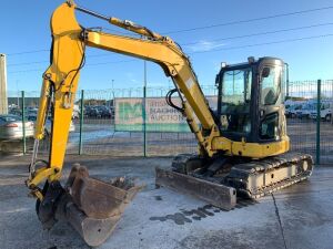 2014 Komatsu PC55MR-3 Zero Tail 5.5T Excavator c/w 2 x Buckets