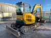 2014 Komatsu PC55MR-3 Zero Tail 5.5T Excavator c/w 2 x Buckets - 9