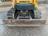2014 Komatsu PC55MR-3 Zero Tail 5.5T Excavator c/w 2 x Buckets - 11