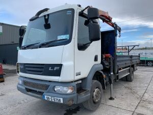 2008 DAF LF45.180 Dropside c/w Palfinger PK8500 Extendable Crane