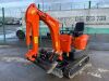 Kubota K008-3 Micro Excavator c/w 2 x Buckets - 2