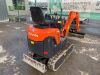Kubota K008-3 Micro Excavator c/w 2 x Buckets - 9