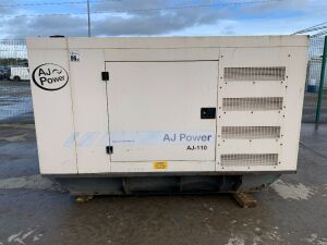 2015 AJ Power AJ110S 110KVA Diesel Generator