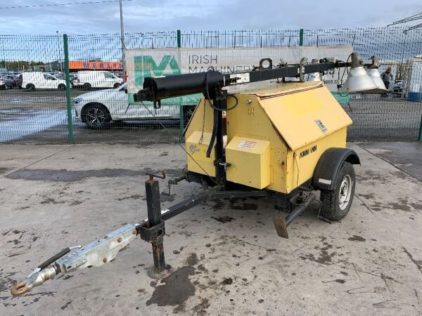 Ammann ALT6000 Single Axle Lighting Tower