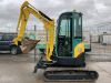 UNRESERVED 2007 Yanmar Gobal VIO25 2.5T Zero Tail Excavator c/w 3 x Buckets - 3