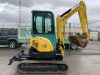UNRESERVED 2007 Yanmar Gobal VIO25 2.5T Zero Tail Excavator c/w 3 x Buckets - 5