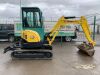 UNRESERVED 2007 Yanmar Gobal VIO25 2.5T Zero Tail Excavator c/w 3 x Buckets - 6