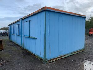 40FT x 12FT Site Cabin c/w Vandal Guards