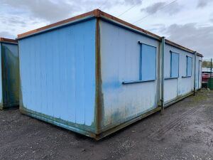 40FT x 12FT Site Cabin c/w Vandal Guards