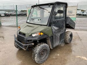 UNRESERVED 2015 Polaris Ranger 570EFI 4WF ATV c/w Tipper Body