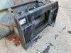 Side Tip Bucket c/w Skidsteer Adaptor Plate - 10