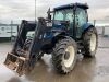 UNRESERVED New Holland TS110A 4WD Tractor c/w Trima Front Loader - 2