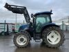 UNRESERVED New Holland TS110A 4WD Tractor c/w Trima Front Loader - 3