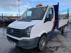 2014 Volkswagen Crafter CR35 TDI C/C Dropside c/w DEL Tail Lift