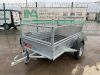 UNRESERVED JD Single Axle Mesh Sided Trailer c/w Ramp