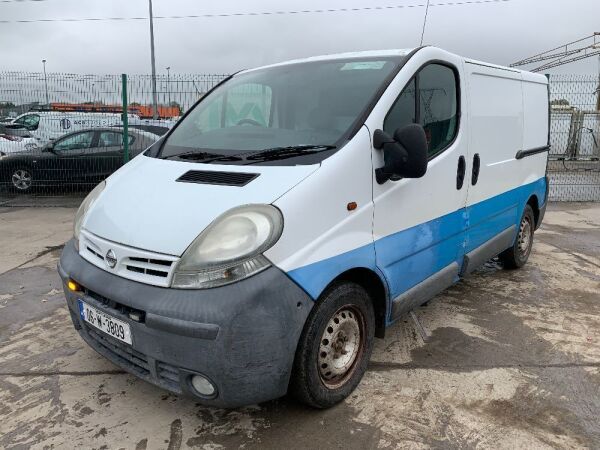 UNRESERVED 2006 Nissan Primastar 90 SWB