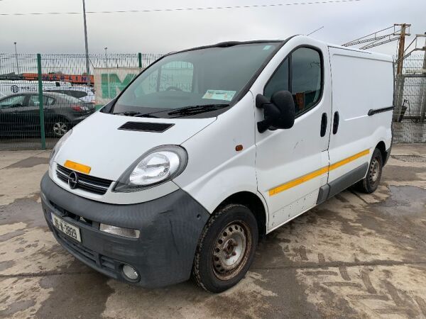 UNRESERVED 2006 Opel Vivaro 2700 SWB CDTI