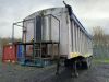 1985 Fruehauf Tri Axle Bulk Tipper Trailer