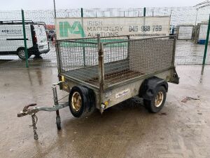 UNRESERVED Ifor Williams P6E Single Axle Mesh Sided Trailer