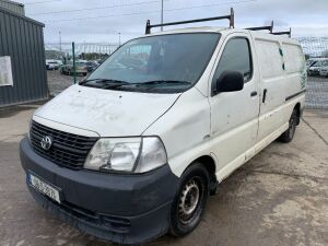 UNRESERVED 2008 Toyota Hiace MC D4D LWB Extra