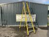 UNRESERVED Clow 7 Step 1.96M Podium Ladder - 3