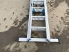 UNRESERVED Clow 4.4M Extendable Aluminium Ladder - 3