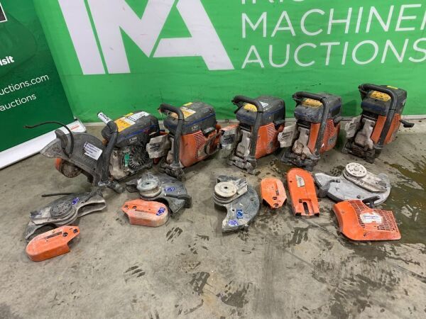 UNRESERVED 5 x Husqvarna K760 Consaws Parts/Repair