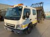 2008 Mitsubishi Canter 7C15HW Euro 4 Crew Cab Tipper c/w Tar Unit