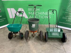 UNRESERVED 3 x Pedestrian Seed/Sand Spreaders