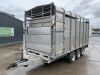 2006 James George Hudson 14FT x 6'6 Tri Axle Livestock Trailer