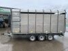 2006 James George Hudson 14FT x 6'6 Tri Axle Livestock Trailer - 2