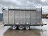 2006 James George Hudson 14FT x 6'6 Tri Axle Livestock Trailer - 6