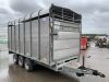 2006 James George Hudson 14FT x 6'6 Tri Axle Livestock Trailer - 7