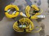 3 x 110v Extension Leads