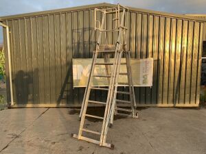 Youngman 7 To 9 Step Extendable Podium Ladder