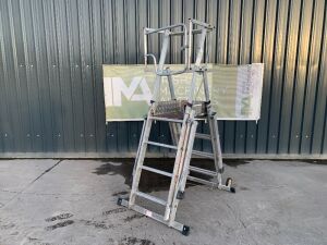 Youngman 4 To 6 Step Extendable Podium Ladder