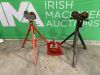 UNRESERVED 2 x Pipe Tripods & 4" Latch Vice