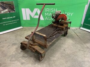 UNRESERVED Trolley & Chopsaw c/w Coolant