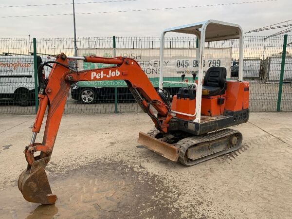 UNRESERVED Pel-Job 1.5T Mini Excavator c/w Bucket