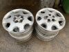 UNRESERVED 4 x Alloy Wheel Rims to Suit a Lexas 400