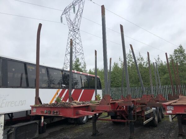 2008 SDC Tri-Axle 36ft Logging Trailer