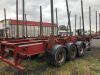 2008 SDC Tri-Axle 36ft Logging Trailer - 3