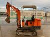 UNRESERVED Pel-Job 1.5T Mini Excavator c/w Bucket - 6